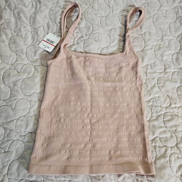 NWT Free People Square Neck Seamless Cami Ballet Sz XS/S - Picture 6 of 8